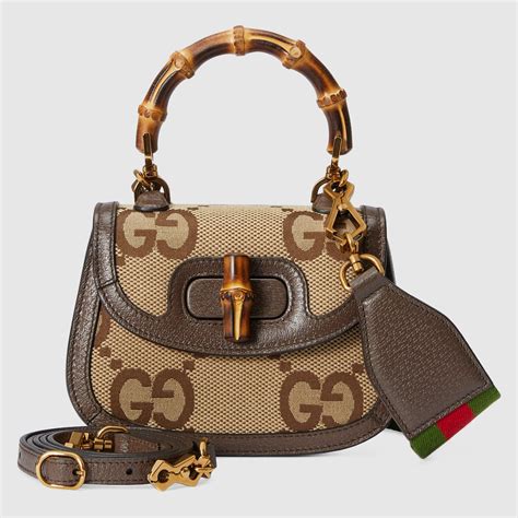 gucci bamboo super mini bag|Gucci bamboo bag harper's.